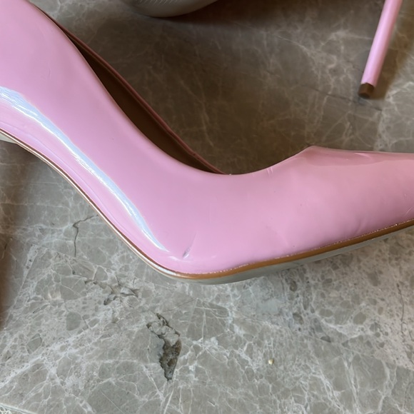 Baby pink pointy heels - Picture 7 of 9
